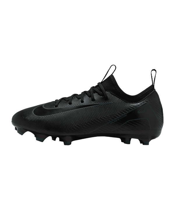 Nike Jr Air Zoom Mercurial Vapor XVI Academy FG/MG Shadow Kids Schwarz F002 - schwarz