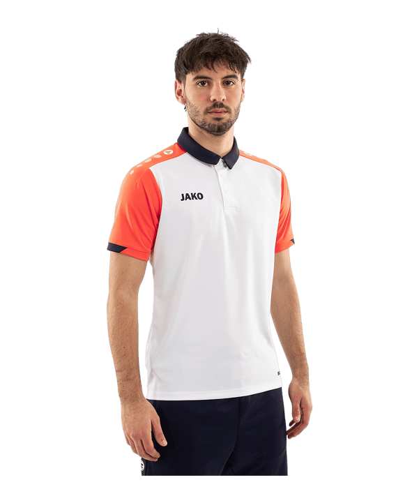 JAKO Dynamic Polo Weiß F026 - weiss