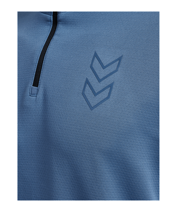 Hummel Active Pl Half Zip Sweatshirt Blau F4250 - blau