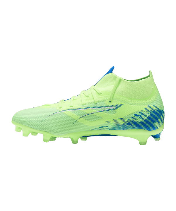 PUMA ULTRA 5 Match+ FG/AG Lights Out Grün Weiss F03 - gruen