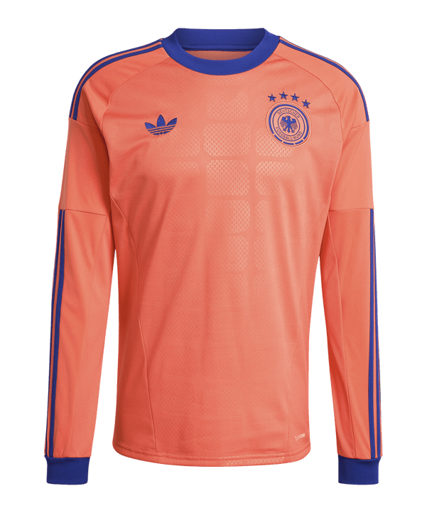 adidas DFB Deutschland Torwarttrikot Langarm Away WM 2026 Orange - orange