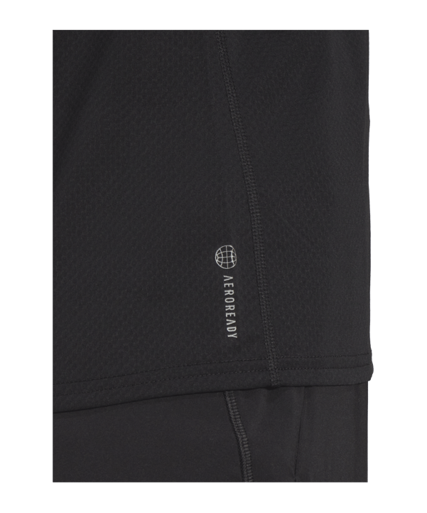 adidas Run Icons Running T-Shirt Damen Schwarz - schwarz