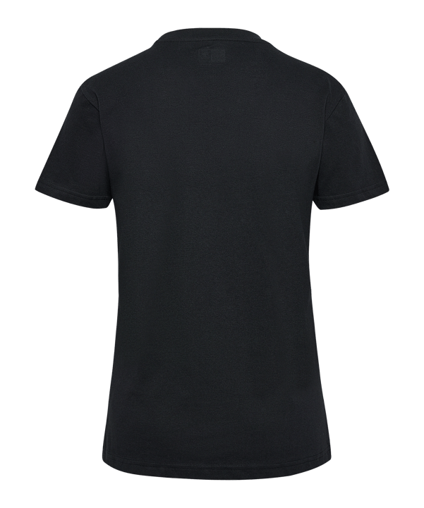 Hummel Elemental Logo T-Shirt Damen Schwarz F2001 - schwarz