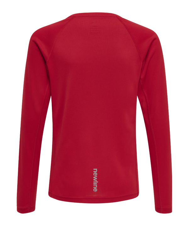 Newline Core Shirt langarm Running Kids Rot F3365 - rot
