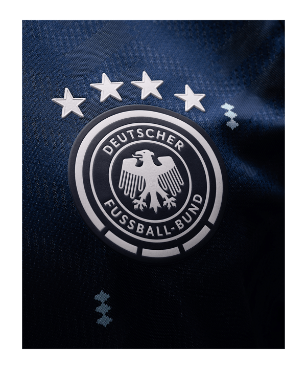 adidas DFB Deutschland Authentic Trikot Langarm Away WM 2026 Blau - blau