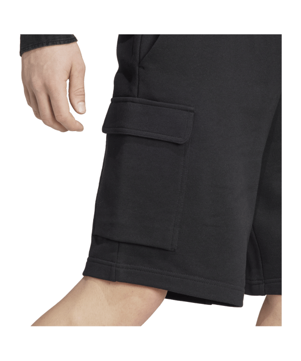 adidas Essentials FT Cargo Short Schwarz - schwarz