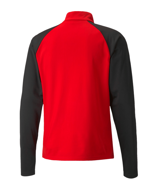 PUMA teamLIGA HalfZip Sweatshirt Rot Schwarz F01 - rot