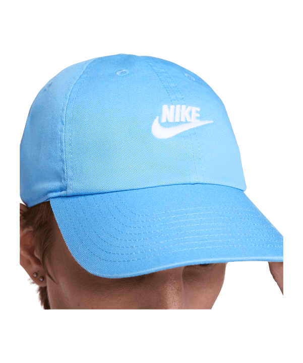 Nike Club Unstructured Futura Wash Cap Blau F412 - blau