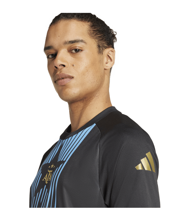 adidas Argentien Prematch Shirt 2024/2025 Schwarz - schwarz