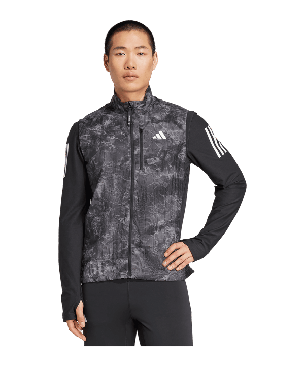 adidas Own The Run Spray Dye Veste Grigio - grigio