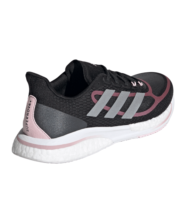 adidas Supernova+ Running Damen Schwarz Silber - schwarz