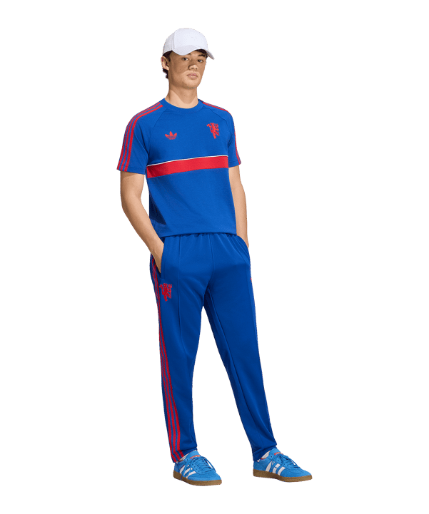 adidas Originals Manchester United T-shirt Blauw - blauw