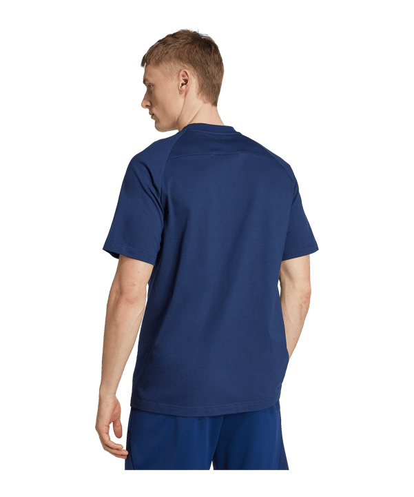 adidas Tiro 25 Travel Trainingsshirt Blau - blau