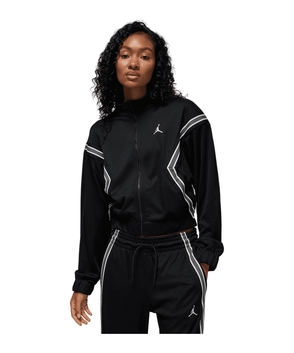 Jordan Brooklyn Trainingsjacke Damen Schwarz F010 - schwarz
