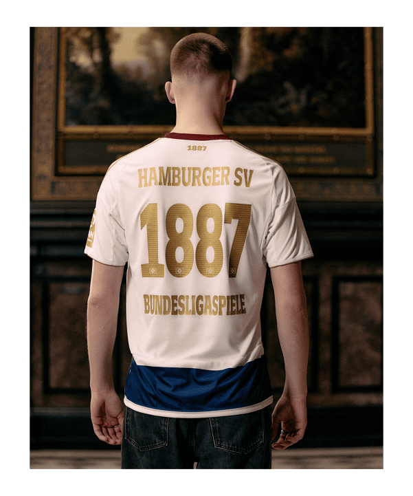 adidas Hamburger SV Sturm & Glanz 1887 Sondertrikot Weiß - weiss