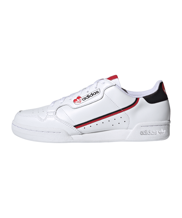 adidas Originals Continental 80 Weiss Schwarz - weiss