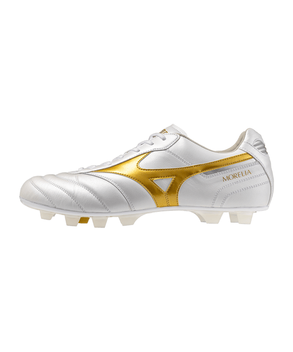 Mizuno Morelia II Elite FG Bright Gold Weiß F50 - weiss
