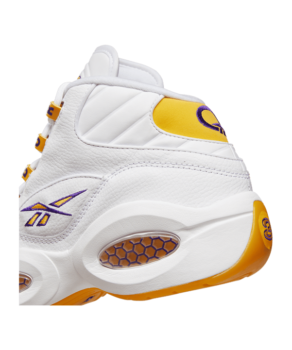 Reebok Question MID Weiss Gelb - weiss