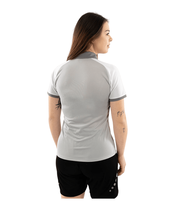JAKO Dynamic Polo Damen Grau F837 - grau