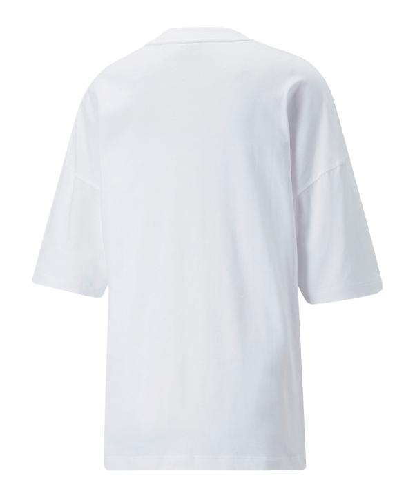 PUMA Classics Oversized T-Shirt Damen Weiss F02 - weiss