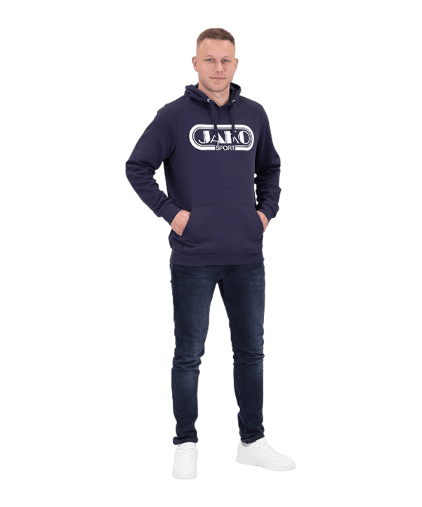 JAKO Retro Hoody Blau F900 - blau