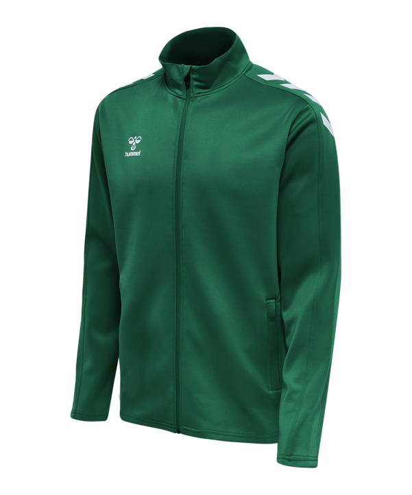 Hummel hmlCORE XK Poly Trainingsjacke Grün F6140 - gruen