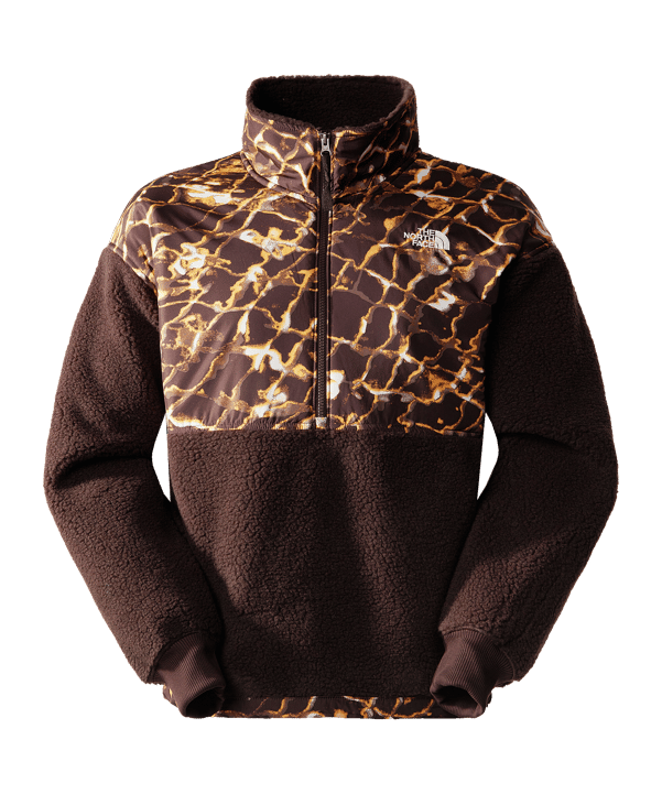 The North Face Halfzip Sweatshirt Braun - braun