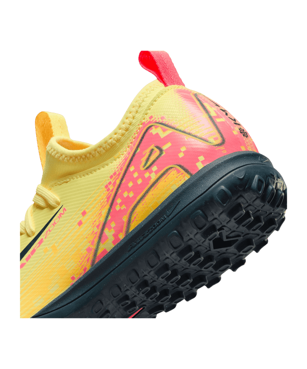 Nike Jr Air Zoom Mercurial Vapor XVI Academy TF Mbappe Signature Kids Orange Blau F800 - orange