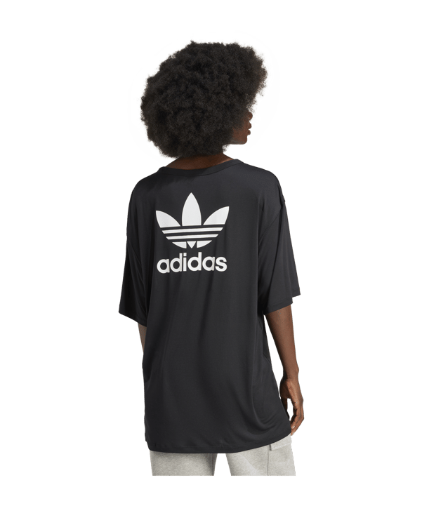 adidas Originals Trefoil T-Shirt Damen Schwarz - schwarz