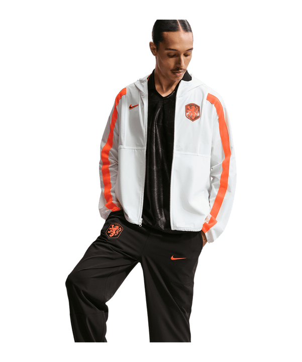 Nike KNVB Pays-Bas Veste d'entraînement Blanc C100 - blanc