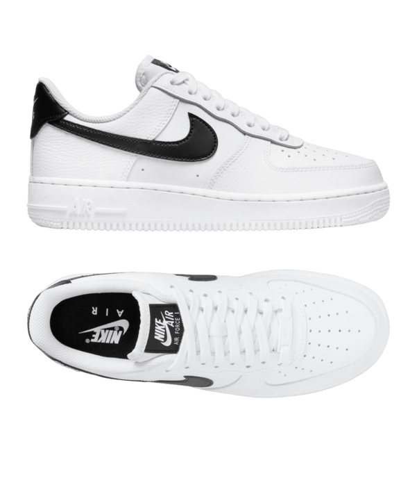 Nike Air Force 1 ´07 Damen Weiss Schwarz F103 - weiss