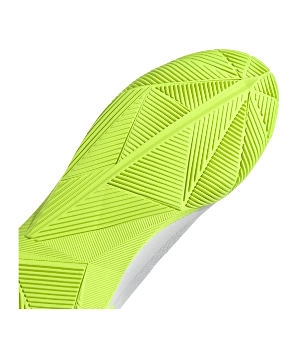 adidas Predator Accuracy.3 IN Halle Crazyrush Kids Weiss Schwarz Gelb - weiss