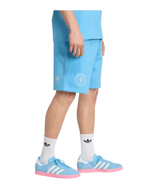 adidas Inter Miami Travel Short Blau - blau