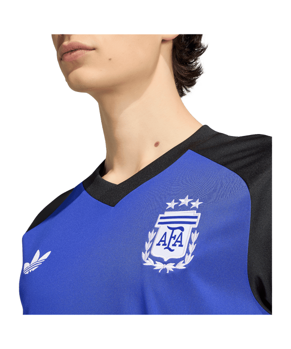 adidas AFA Argentinien Prematch Trikot Away WM 2026 Blau - blau