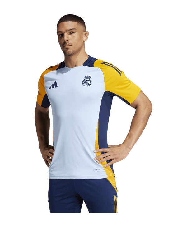 adidas Real Madrid Trainingsshirt Blau - blau