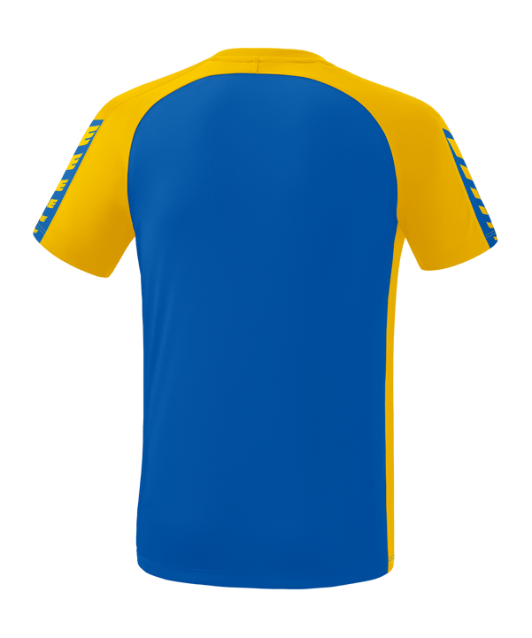 Erima SIX WINGS T-Shirt Blau Gelb - blau