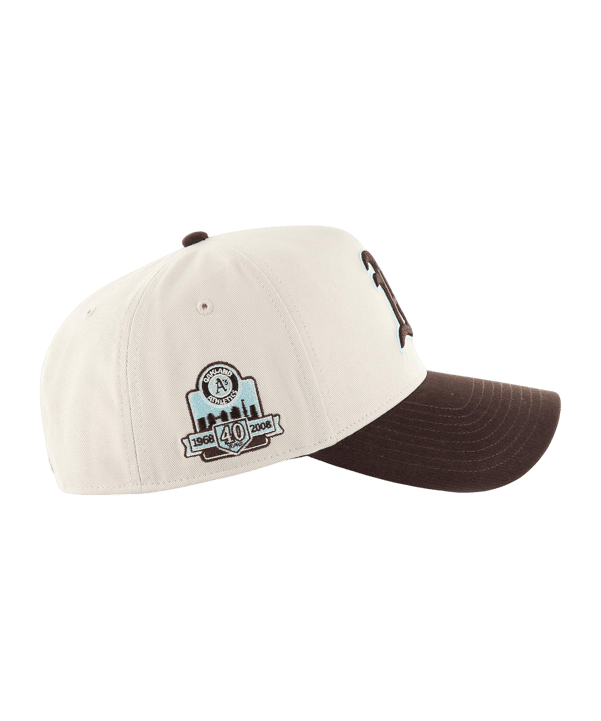 '47 Brand MLB Athletics Sure Shot TT Cotton ’47 MVP DT Cap Weiß - weiss