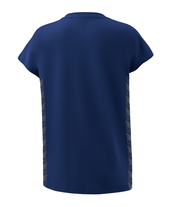 Erima Team Essential T-Shirt Damen Dunkelblau Grau - blau