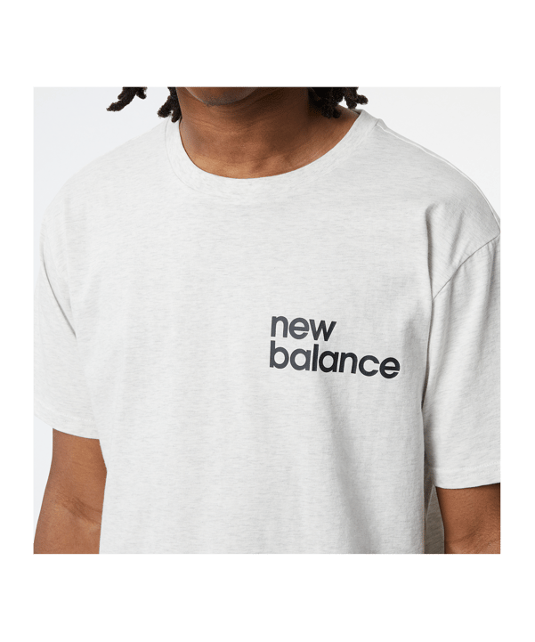 New Balance Graphic T-Shirt Grau FSAH - grau