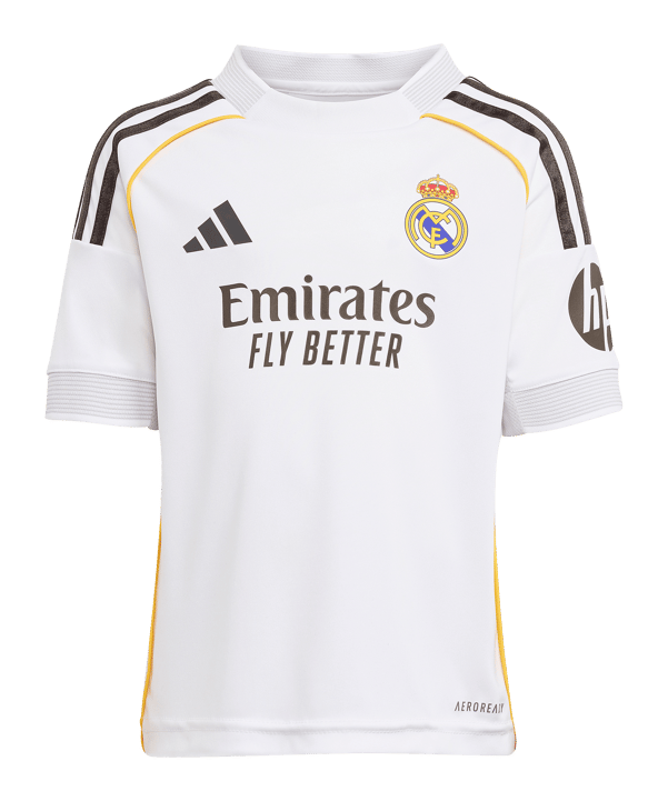 adidas Real Madrid Mini Trikot Set Home 2025/2026 Kids Weiß - weiss