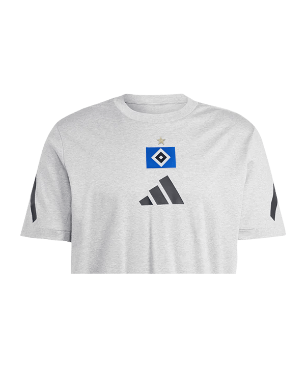 adidas Hamburger SV Z.N.E T-Shirt Grau - grau