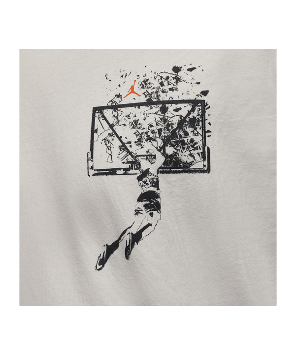 Jordan Brooklyn Graphic T-Shirt Weiß F133 - weiss