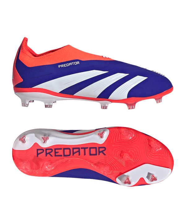 adidas Predator Elite LL FG Advancement Kids Blau Weiss - blau