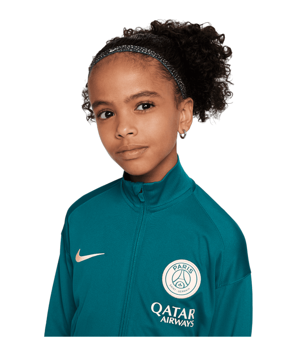 Nike Paris St. Germain Trainingsanzug Kids Grün F382 - gruen