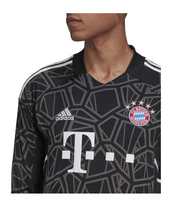 adidas FC Bayern München Torwarttrikot 2022/2023 Schwarz - schwarz