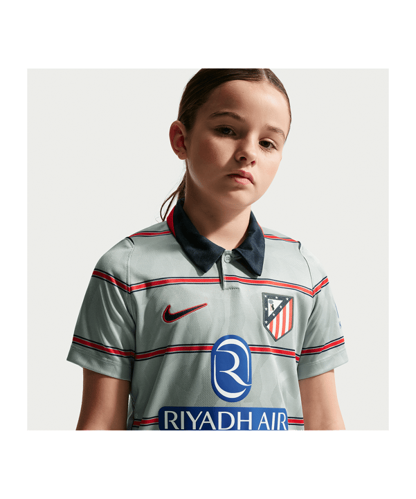 Nike Atletico Madrid Trikot 3rd 2026/2027 Kids Grau F087 - grau