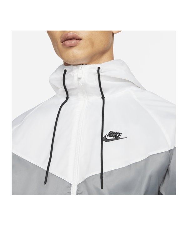 Nike Woven Windrunner Kapuzenjacke Grau F084 - grau