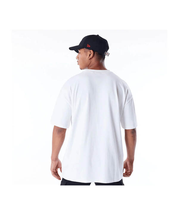 New Era NBA Chicago Bulls Graphic Oversized T-Shirt Weiss - weiss