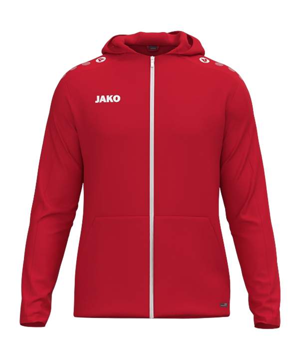 JAKO One Kapuzenjacke Kids Rot F100 - rot