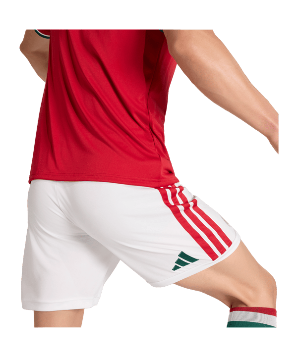 adidas Ungarn Short Home WM 2026 Weiß - weiss